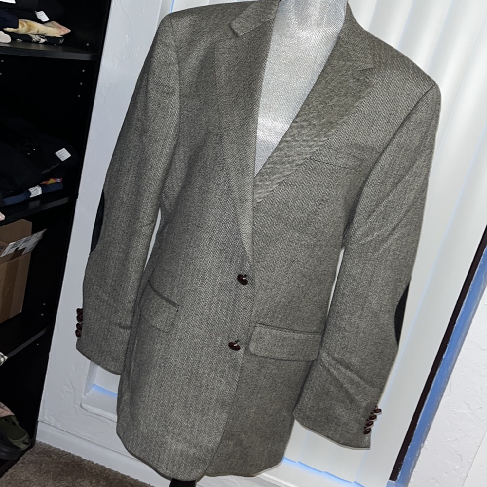 Men's Blazer by Lauren Ralph Lauren Grey Size 44L